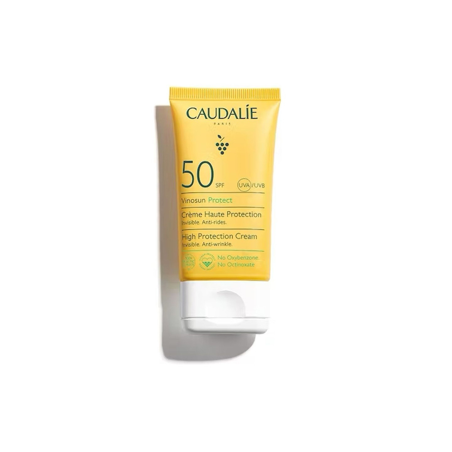 -1- Caudalie Vinosun Protect Crème Solaire Haute Protection 50 SPF (50ml)