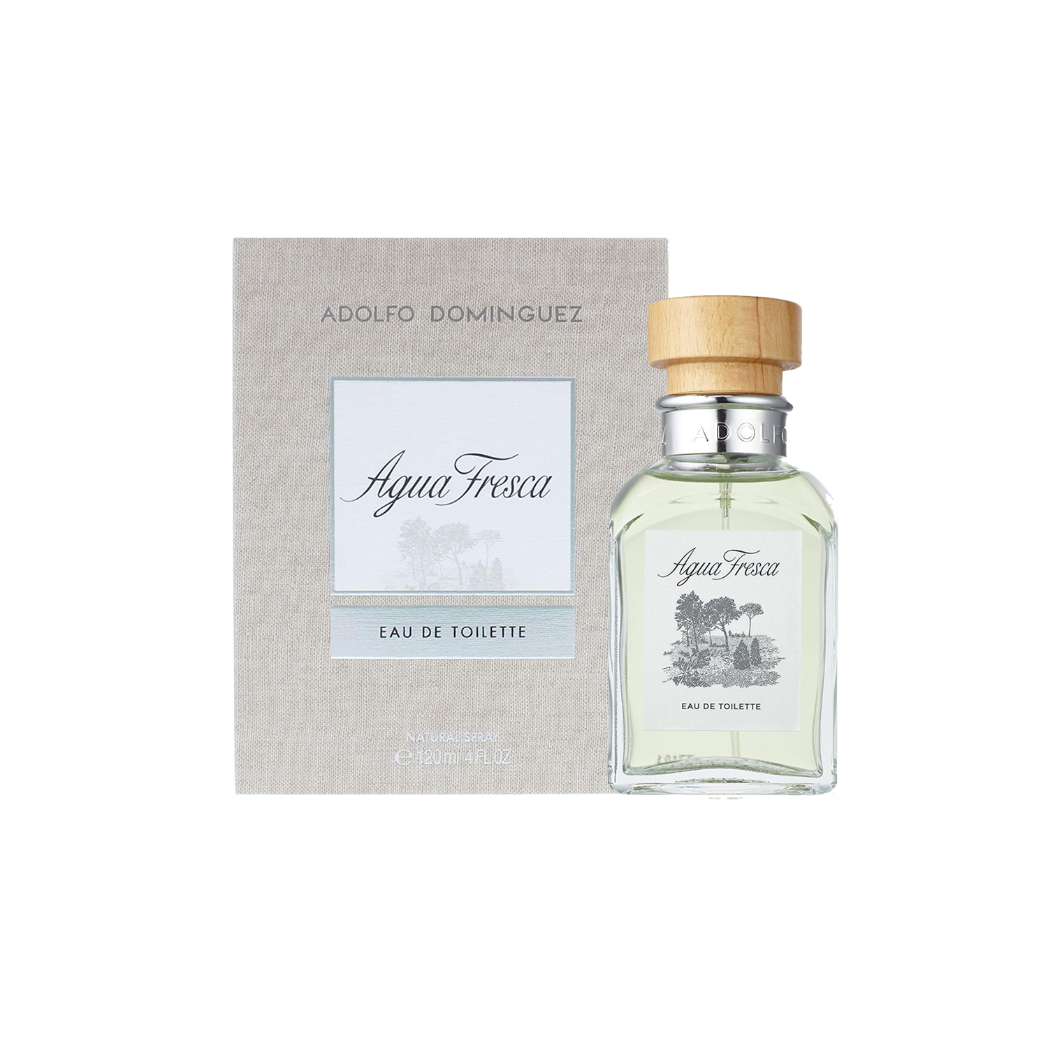 -1- Eau de Toilette Adolfo Dominguez Agua Fresca Pour les Hommes (100ml)