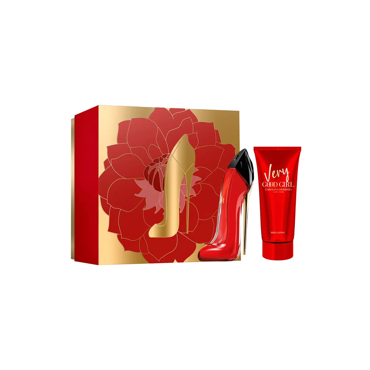 -1- Coffret Carolina Herrera Very Good Girl Eau de Parfum et Lotion Corps Pour Femme