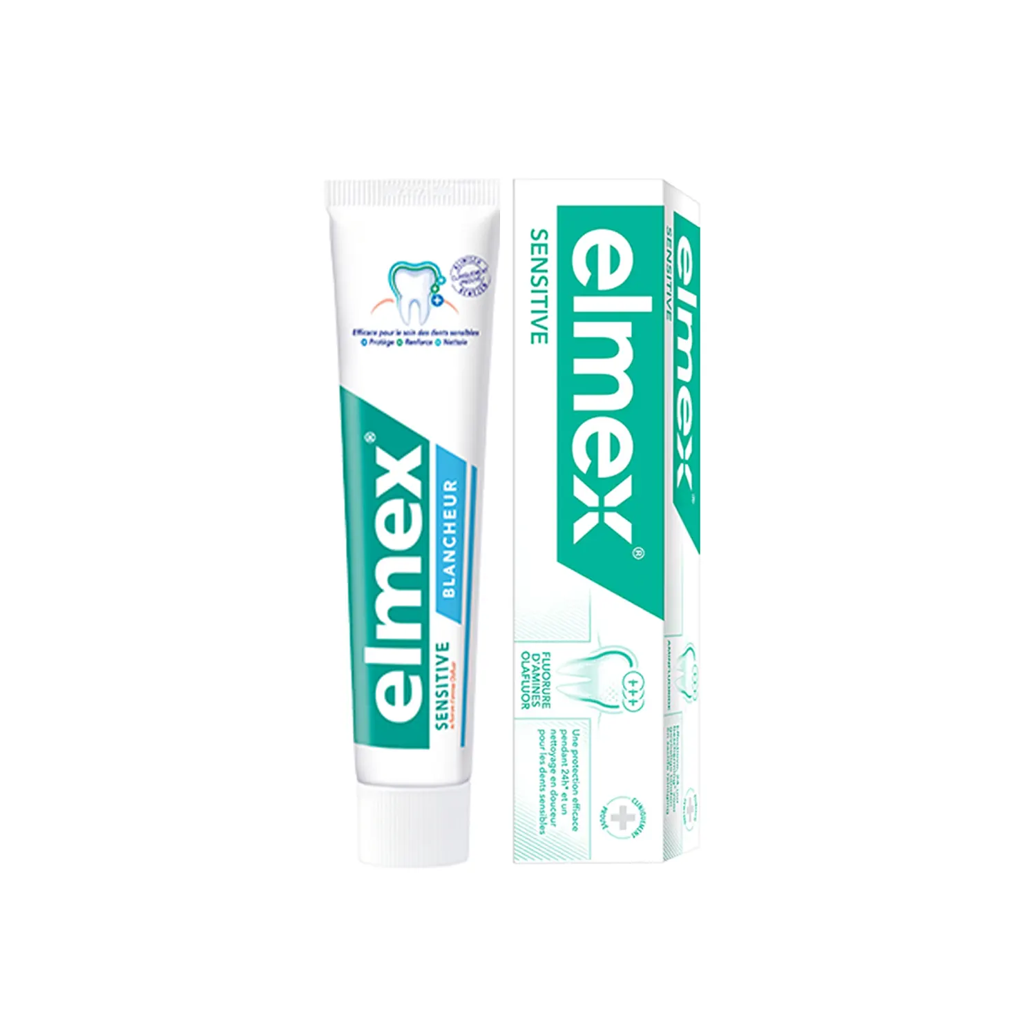 -1- Elmex dentifrice Sensitive (75ml)