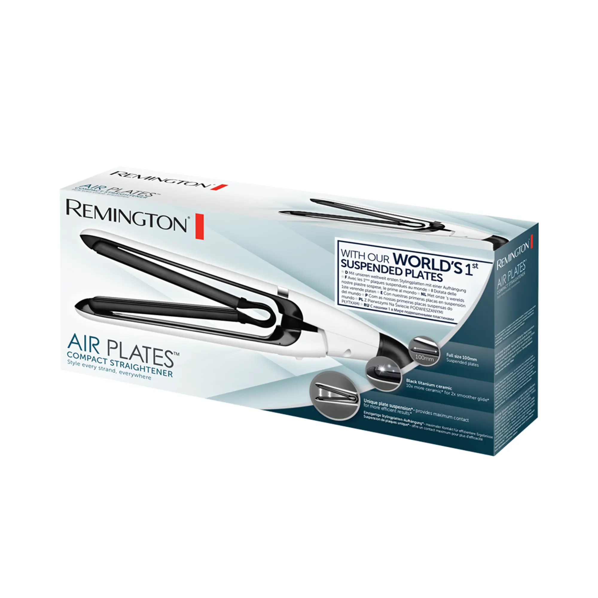-1- Remington Lisseur air plates compact Straightener